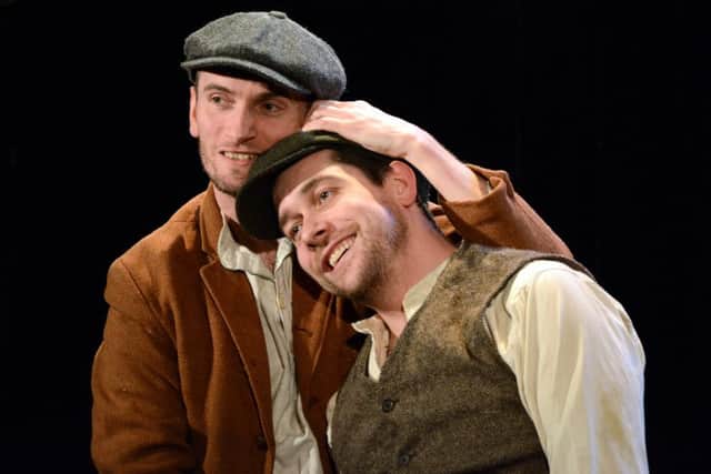 Conan Sweeney and Charlie de Bromhead in Stones In His Pockets. Picture: Darren Andrews