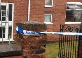 The fire-damaged house in Firbeck Crescent
