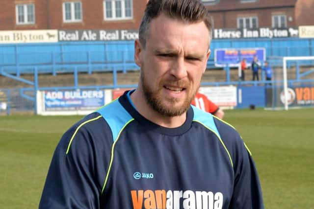 Gainsborough Trinity v Nuneaton Town, club captain Dominic Roma is temporary manager