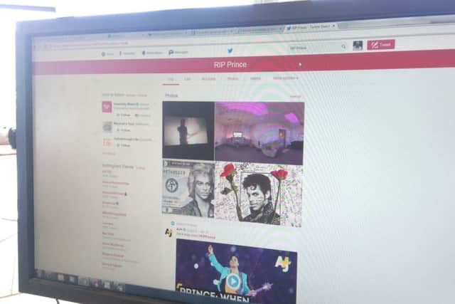 Twitter reaction to the death of Prince