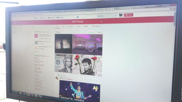 Twitter reaction to the death of Prince