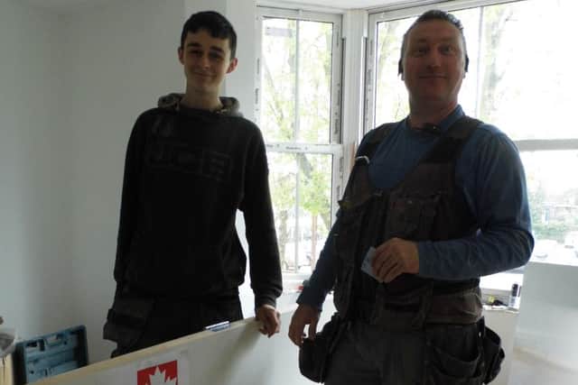 Piper Joinery and the charity CRASH have donated doors and door frame to Worksop charity HOPE