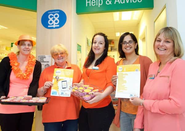 Staff from Vanessa Drive Pharmacy in Gainsborough, Trainee Dispenser Jane Golightly, Dispenser Kim Amey, Trainee Dispenser Emily Smejka, Branch Manager/Pharmacist Meena Uppal and Dispensary Team Leader Nicola Favill, are pictured.