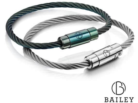 Bailey of Sheffield CABLE bracelet made of stainless steel