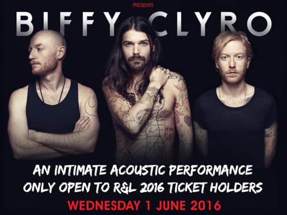 Biffy Clyro to perform intimate gig
