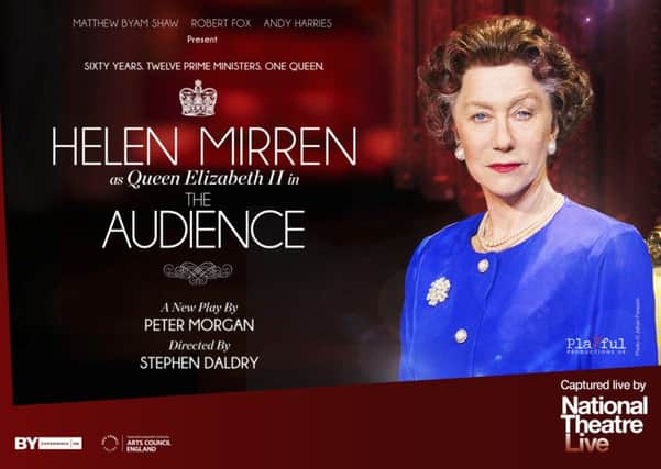 Helen Mirren stars as The Queen in an encore screening of The Audience at Trinity Arts Centre next month