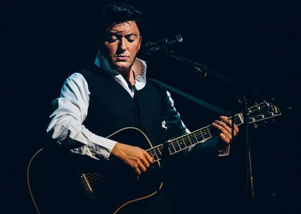 Clive John stars as the man in black in the Johnny Cash Roadshow