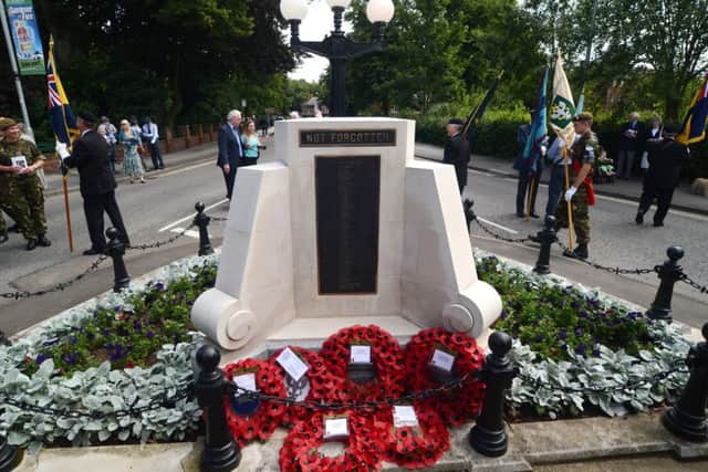 Worksop war memorial.
