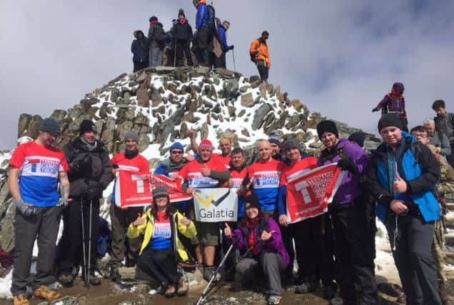 Staff from Acis and Galatia walked up Mount Snowdon to raise money for the Teenage Cancer Trust