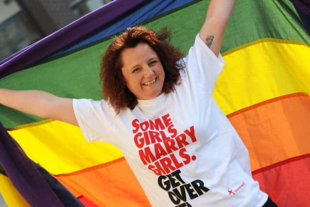 Crystal Lucas who has organised a Gay Pride event in Worksop.