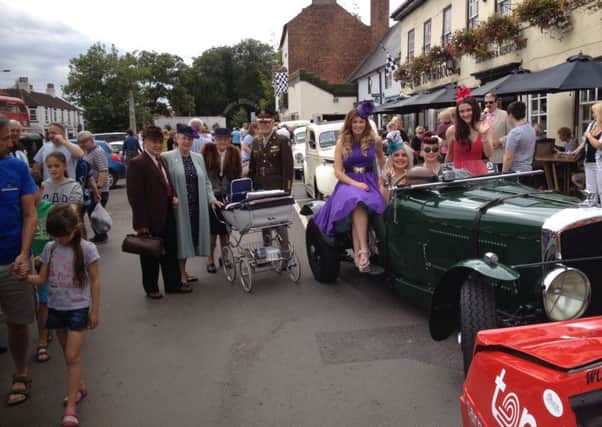 Vintage cars are available to have a ride in