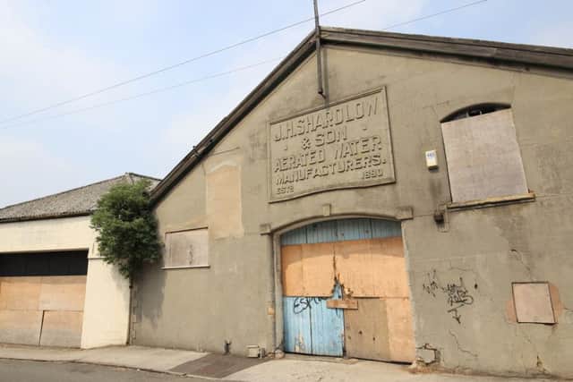 Disused buildings in Worksop. The old fireplace factory on Clarence Road.