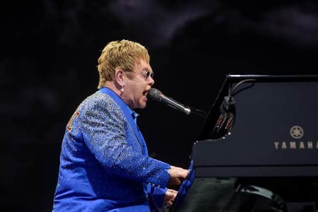 Sir Elton John attracted a big crowd for his gig at Lincolnshire Showground
