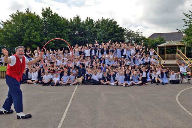 Wonder Circus team visit Gateford Park Primary School
