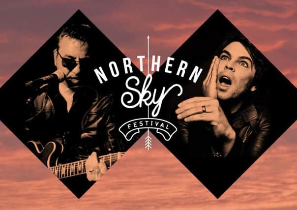 Richard Hawley (left) and Gaz Coombes are headlining the Northern Sky Festival at the Baths Hall in September