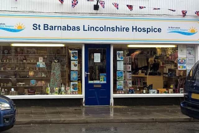 St Barnabas Lincolshire Hospice charity shop in Church Street, Gainsborough