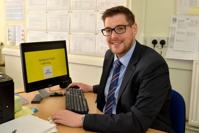 New head of school at Benjamin Adlard Primary School, Sam Coy