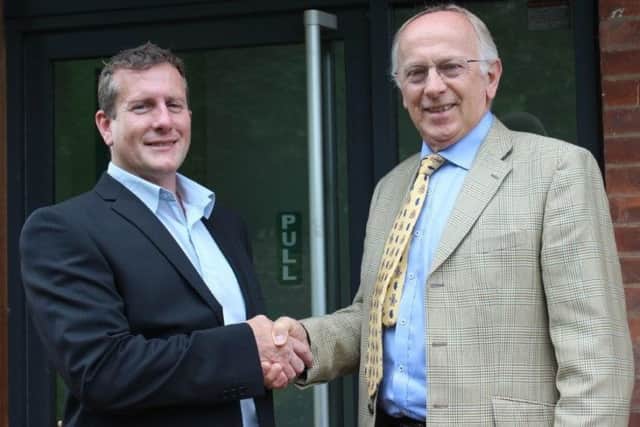 Andrew Phillips with Coun Jeff Summers