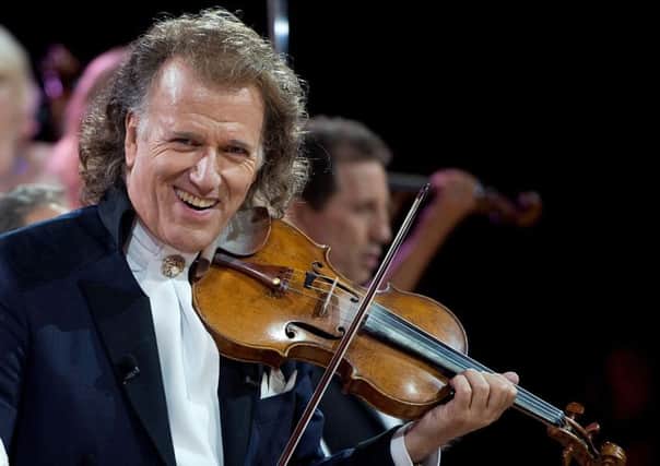 Andre Rieu's annual Maastricht concert is being shown at Trinity Arts Centre in Gainsborough this weekend