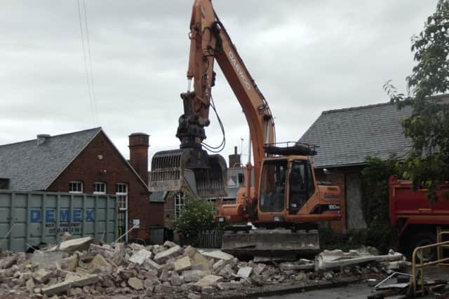 Misterton's old library and scout hut have been demolished