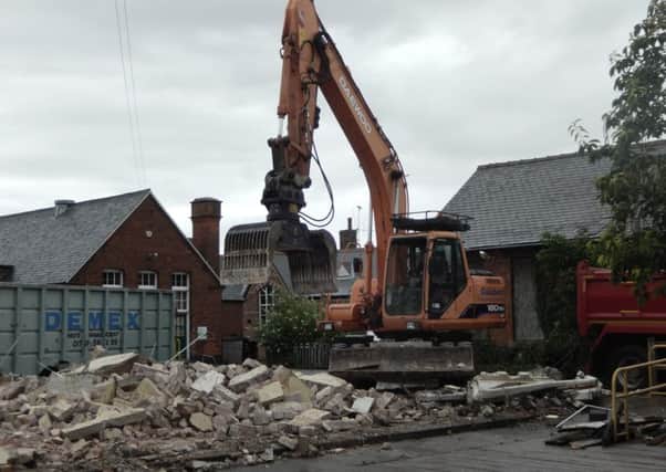 Misterton's old library and scout hut have been demolished