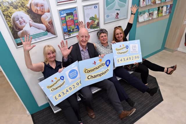 Rethinks Helen Doyle, Lincolnshire Co-op Head of Pharmacy Alastair Farquhar, Headways Jane Reams and Lincolnshire Co-ops Anna-Marie Clarke.