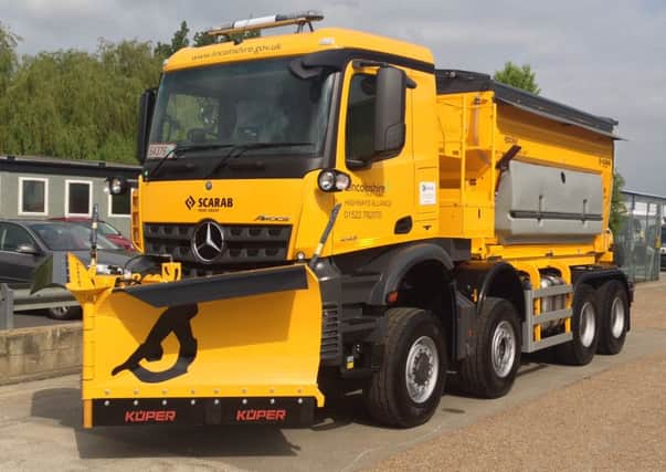 Lincolnshire County Council is looking for new gritter drivers