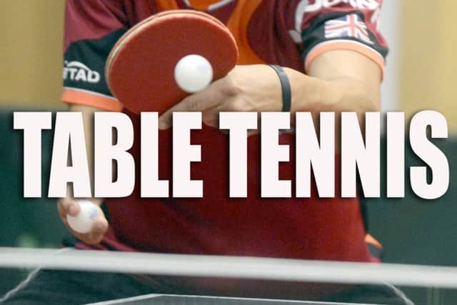 GAINSBOROUGH Table Tennis Evening League round-up.