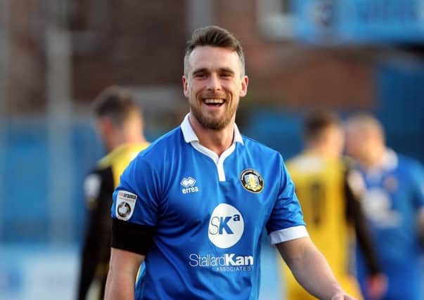 Gainsborough Trinity v Barrow
English League Football - Vanarama Conference North
Northolme, Gainsborough, England.
6th December 2014

Gainsborough Trinity's Dominic Roma.

Picture by Dan Westwell