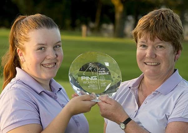 KEEPING IT IN THE FAMILY -- mum Helen Boulton and daughter Rachel, who pulled off a dramatic win at Gainsborough Golf Club. (PHOTO BY: Leaderboard Photography).