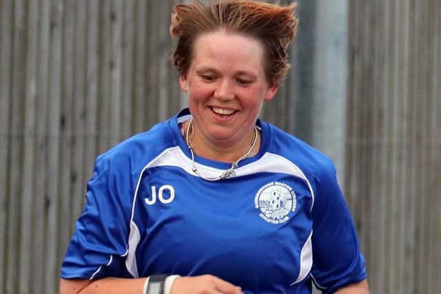 WHAT'S COOKING? -- Strider Joanne Cook, who knocked 100 seconds off her previous best 5k time.