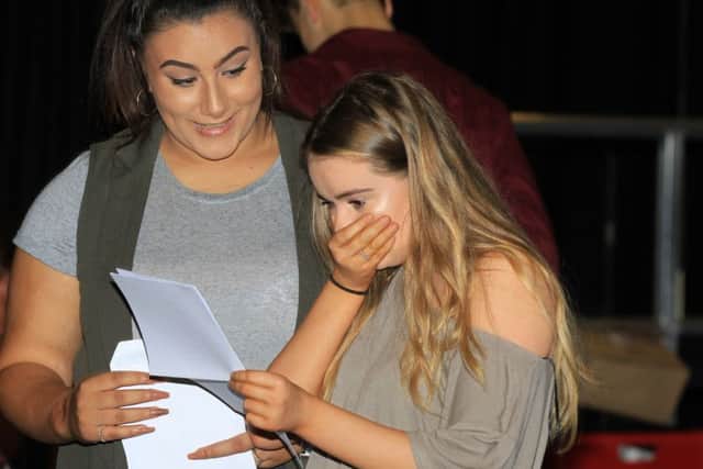 GCSE results day 2016 at Gainsborough Academy. Photo: Chris Etchells