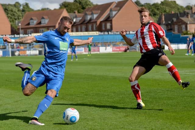 Gainsborough Trinity v Altrincham FC, pictured is Ashley Worsfold