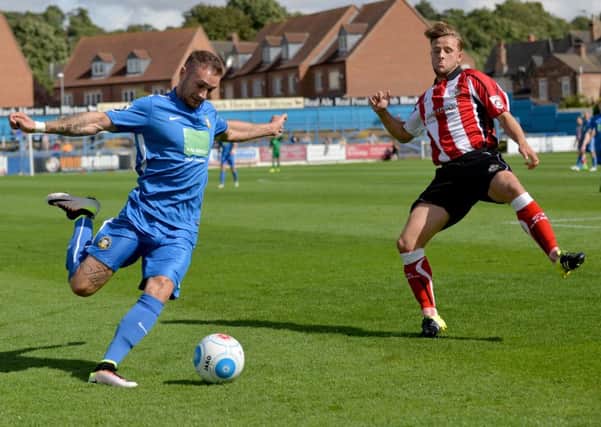 Gainsborough Trinity v Altrincham FC, pictured is Ashley Worsfold