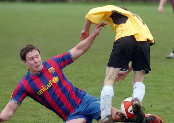 ACTION from the Gainsborough and District Sunday League.