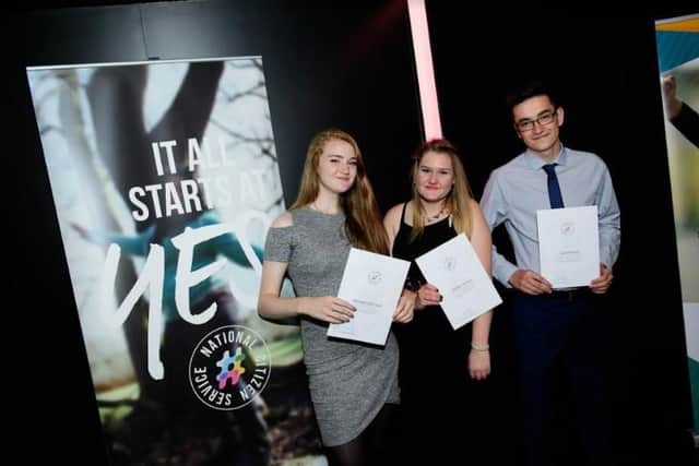 Lincolnshire teens Hannah Ibbotson, Jordan McKay and Jack Kemp.