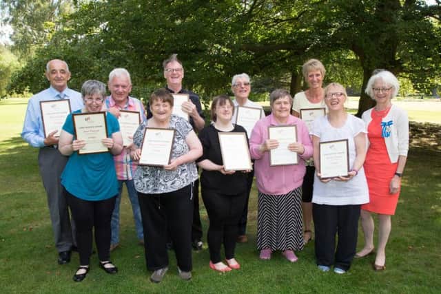 Back (L-R): Alan Goulding, Peter Houlden (Beckside in Lincoln), Michael Neville (Foxby Court in Gainsborough), Timothy Harrison (Foxby Court in Gainsborough) and Jo Houlden (Beckside in Lincoln)
Front (L-R): Jane Vauvert, Patricia Franklin, Helen McFarland, Sue Kirby and Joanne Deeley (Foxby Court in Gainsborough)