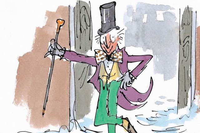 Roald Dahl was born 100 years ago today. Photo -RoaldDahl.com/Quentin Blake