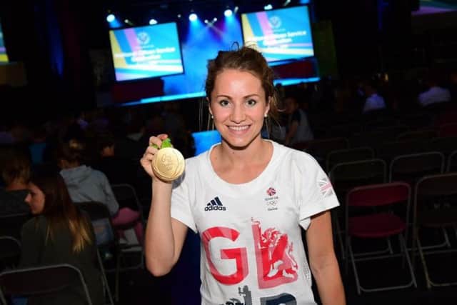 Olympic hockey gold medallist Shona McCallin attended the NCS Lincolnshire graduation event
