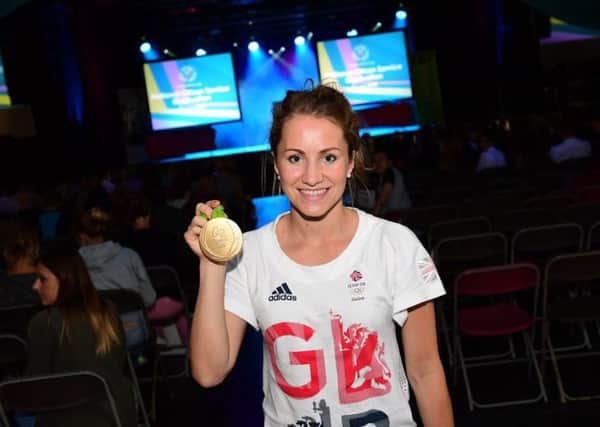 Olympic hockey gold medallist Shona McCallin attended the NCS Lincolnshire graduation event