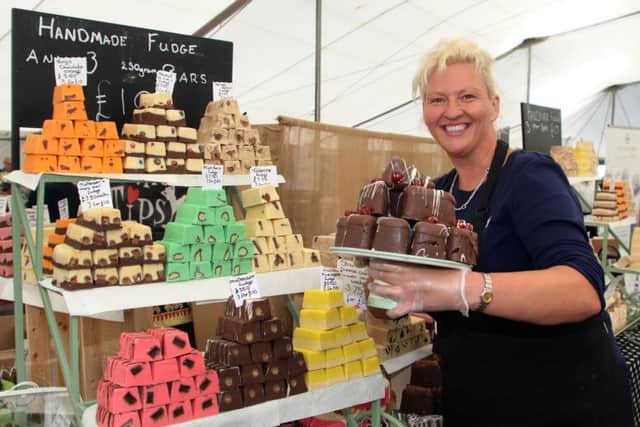 Lucy Kappes came all the way from Scarborough to sell her handmade fudge.