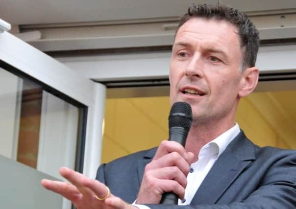 CHRIS SUTTON -- guest speaker for Gainsborough Sporting Club.