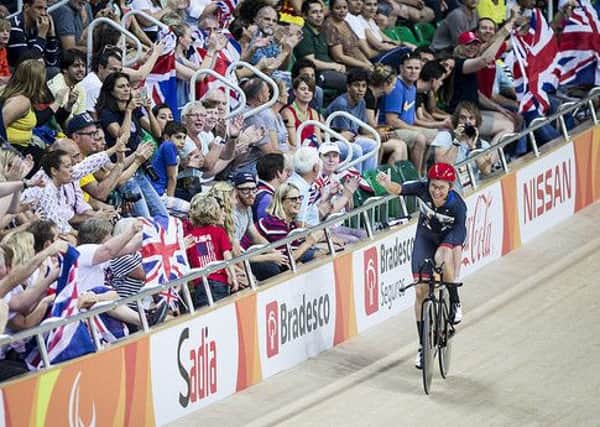 Gold medal winning cyclist Dame Sarah Storey. Photo: onEdition