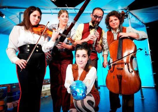 Members of the Aurora Orchestra are presenting Hubbub at Lincoln Drill Hall