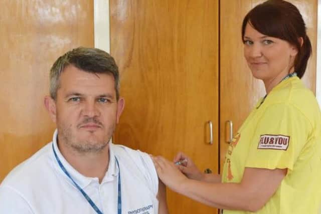 David Bailey, Physiotherapist and Sarah Wood, Senior Wellness Nurse