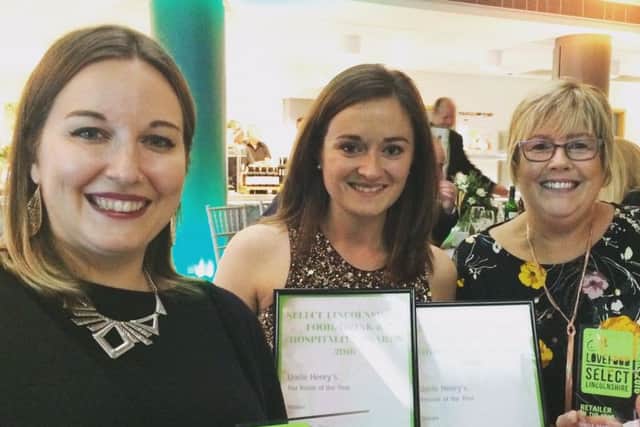 Katie Leeman, Emma Ward and Julie Hall