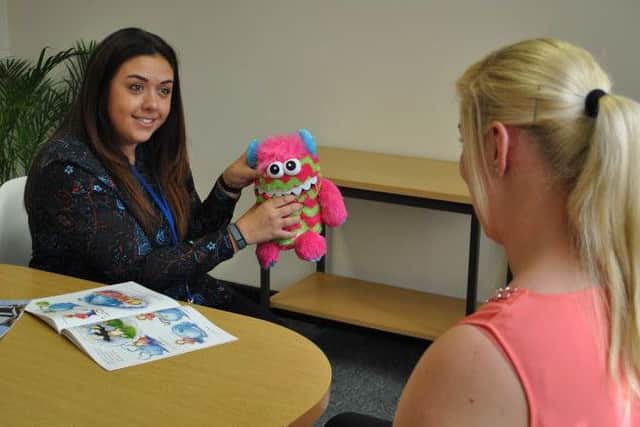 Pictured left Laura Priestly, Young Oasis Practitioner