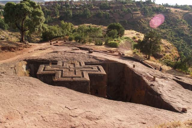 The Lalibela Churches in Ethiopia are a World Heritage Site