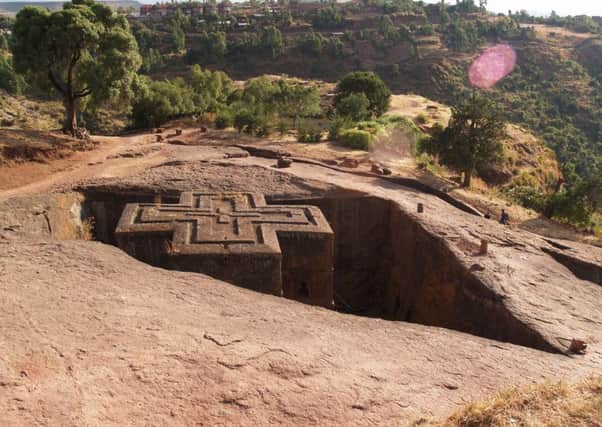 The Lalibela Churches in Ethiopia are a World Heritage Site