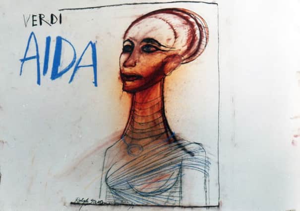 Aida print by Ralph Steadman